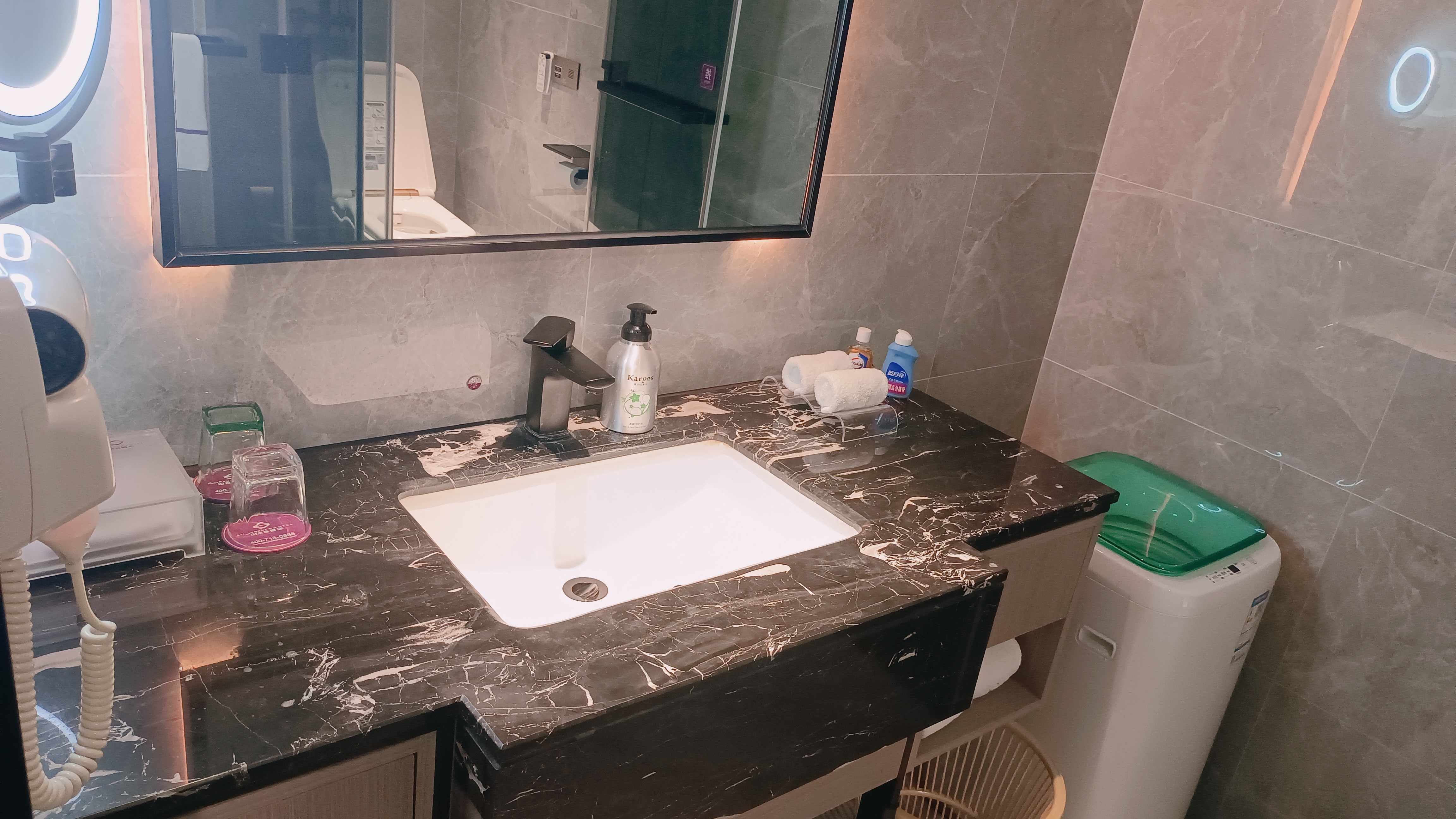 高层零压大床房（梦百合零压床垫+智能客控+全自动洗衣机