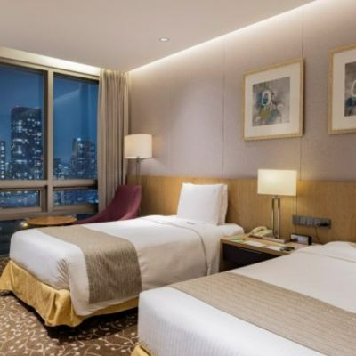 프리미엄 파크 뷰룸 싱글침대 2개 홀리데이 인 인천 송도, IHG 호텔 쿠폰