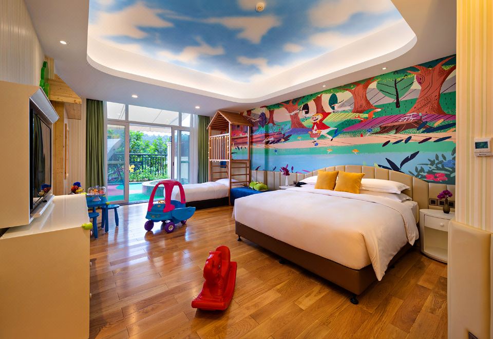 森林探險主題房丨獨立泡池