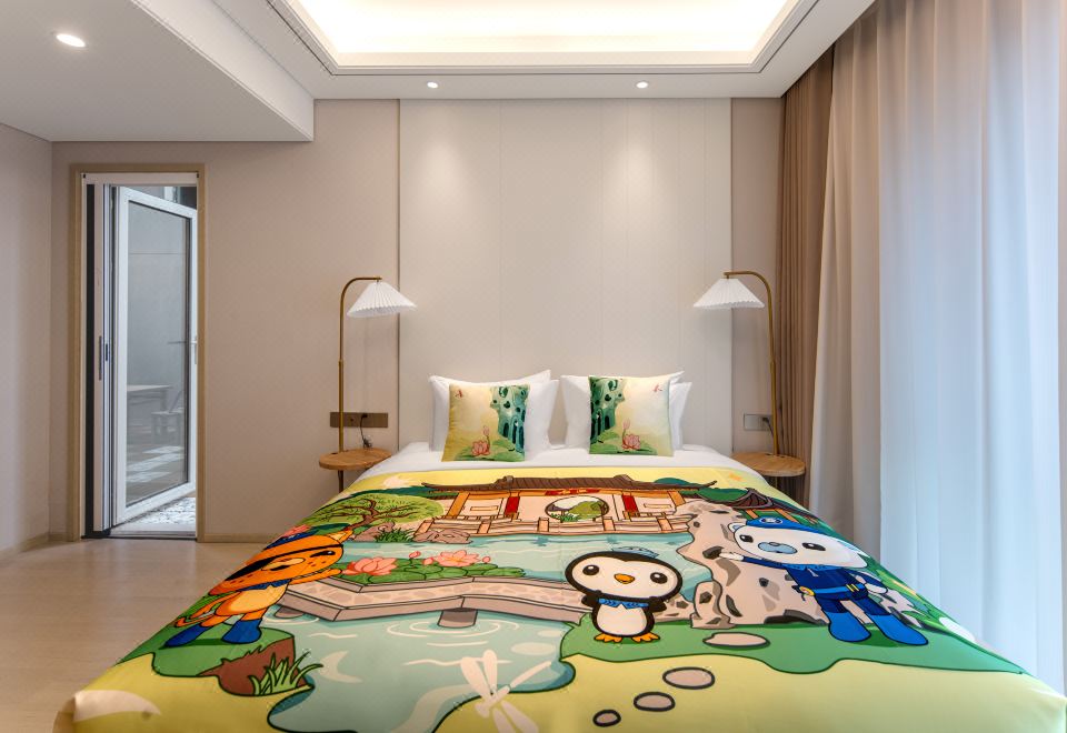 海底小縱隊親子露臺家庭房