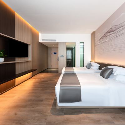 速8智能丨精緻雙床房{全屋智能+明亮大窗} 速8精選飯店（上饒高鐵站店）優惠