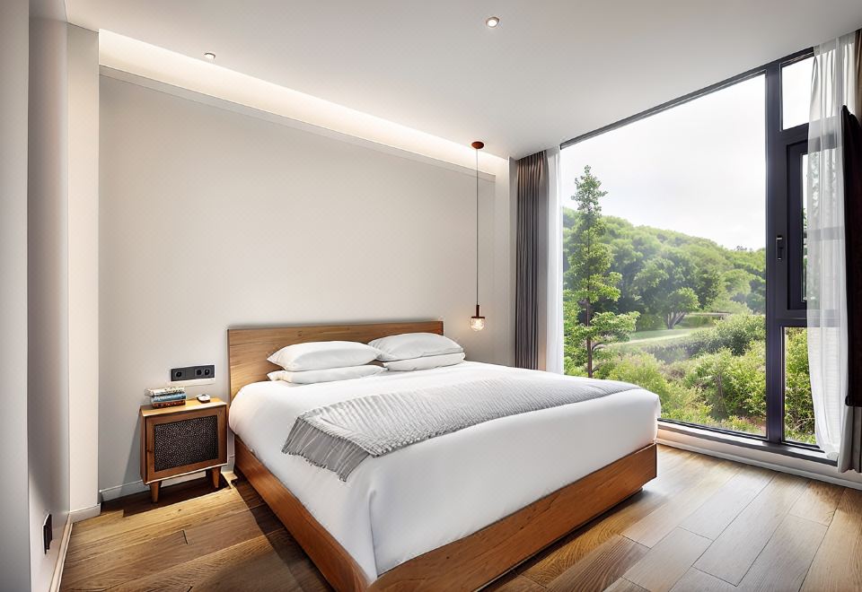 刚好是你|二室二厅·山谷花园尊享套房『私享绿茵袅袅花香漫独立庭院+山谷园艺设计师花园+Serta舒达人体工学乳胶床垫+恒温地暖25°+开放式厨房』