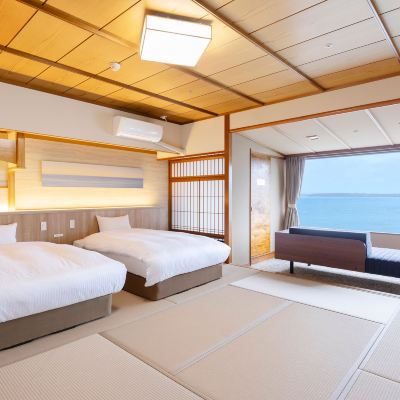 【禁煙】スーペリア和ベッドツイン 内風呂あり 湯快リゾート 和倉温泉 金波荘 クーポン