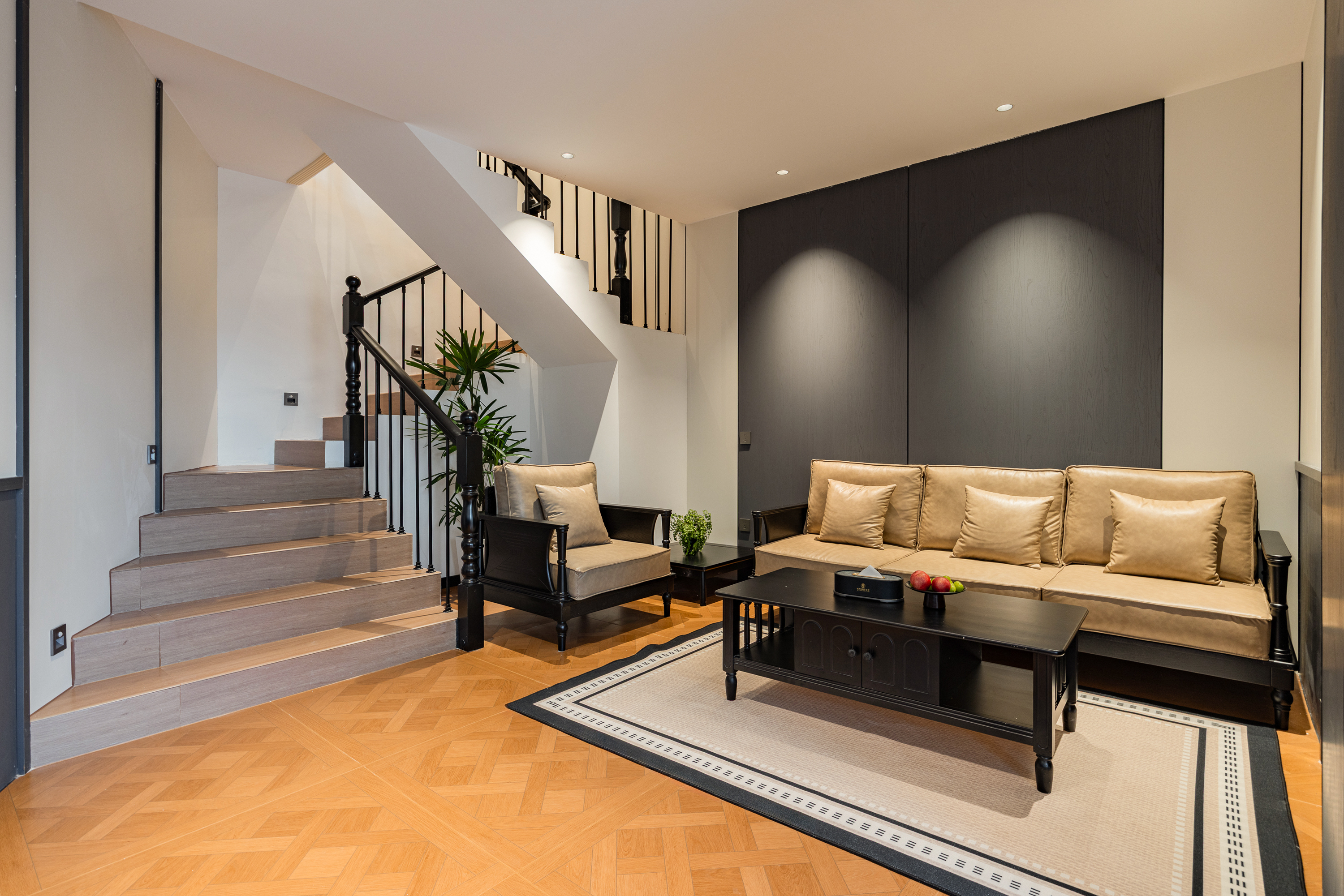 庭院复式大床【芝华士乳胶床垫+全屋智控+深泡浴缸】