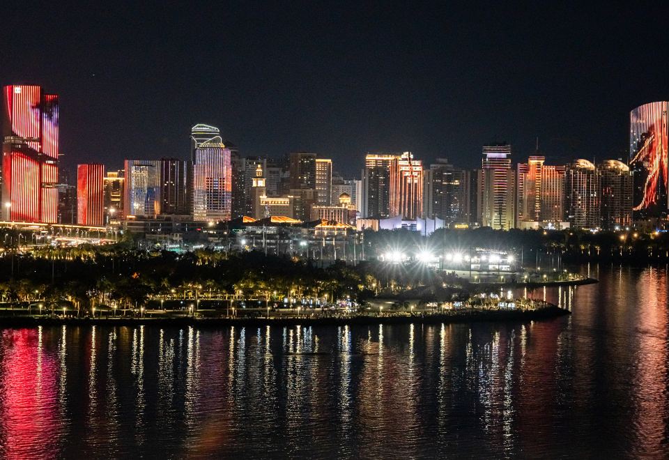 尊享海景双床房I阳台【CBD璀璨夜景】