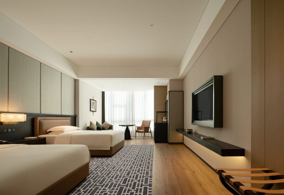 豪華雙床房【超大陽台落地窗+絕美視野】