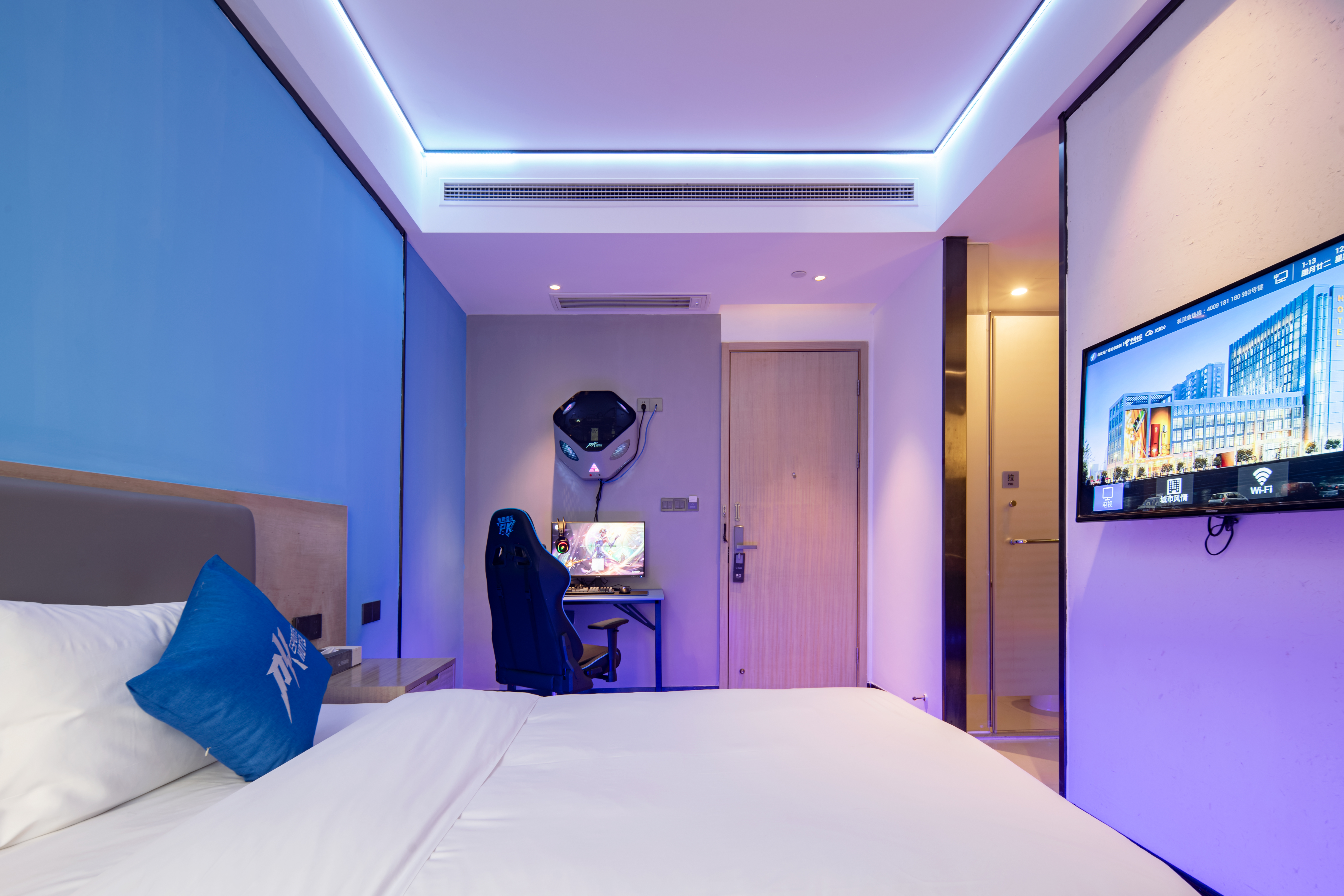 豪華電競單人房[RTX3060+32G+i5-12490+27寸2K+M2-240G網吧特權]