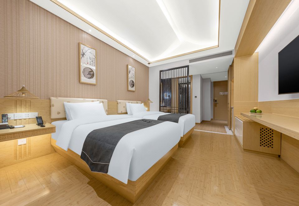 凌霜居双床房 | 智能马桶 | 梦百合床垫