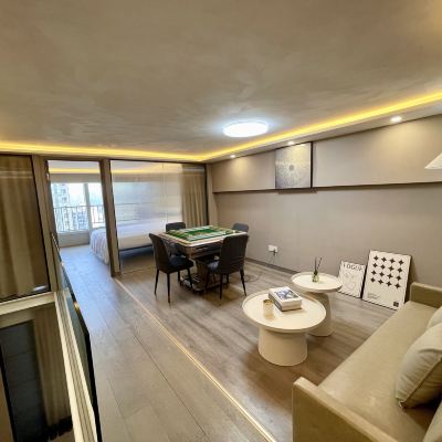 電動麻將·百吋屏幕唱K·莫凌·意式現代風·兩室LOFT 珠海莫寧民宿優惠