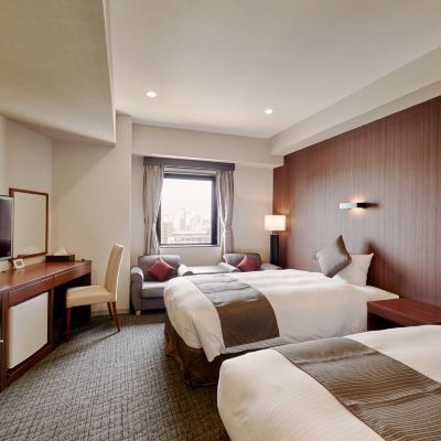 【禁菸】雙床房22㎡（附樓河翼） 那霸阿扎特飯店優惠