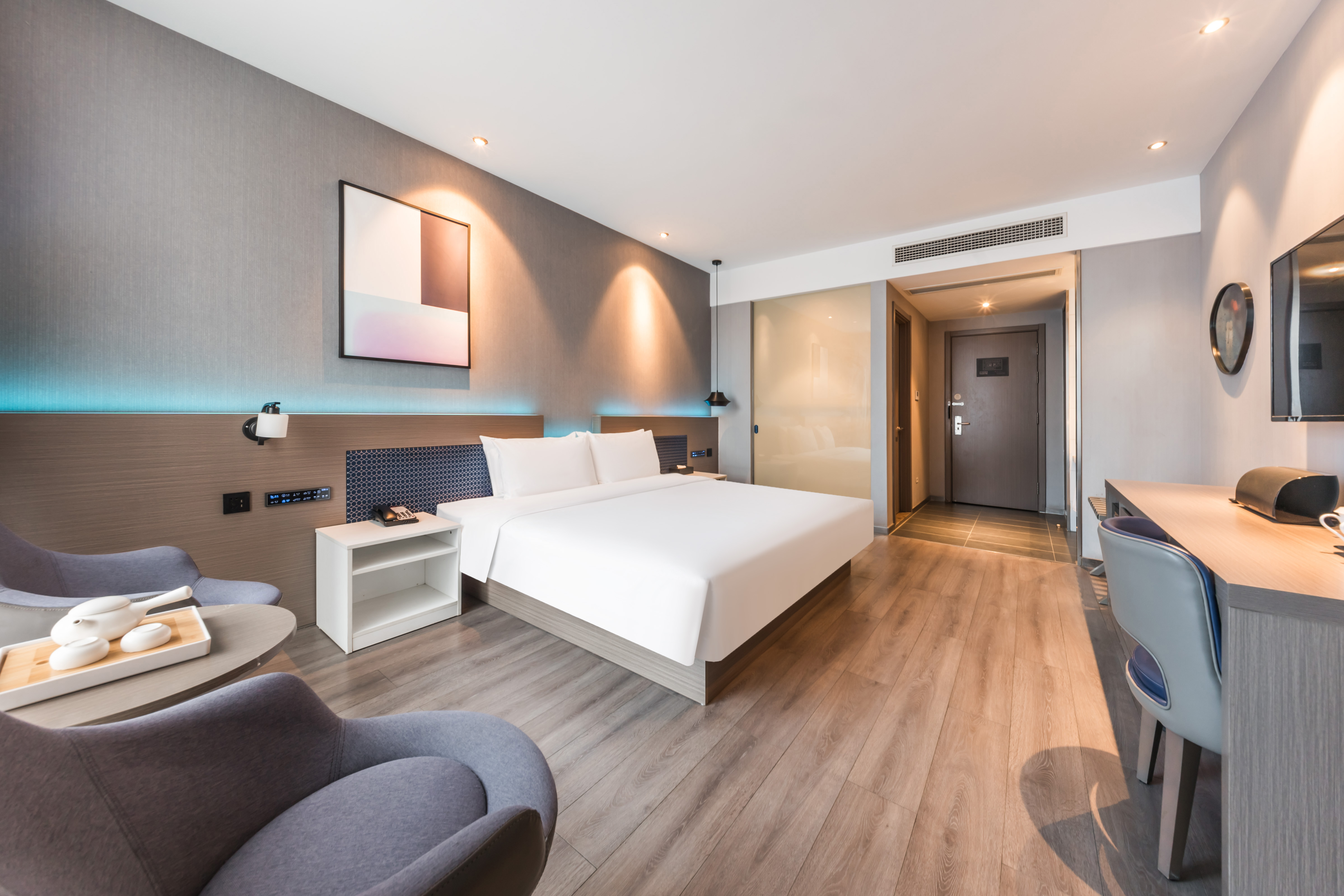 都市节奏大床房（地暖+乳胶床垫+全屋智控+智能马桶）