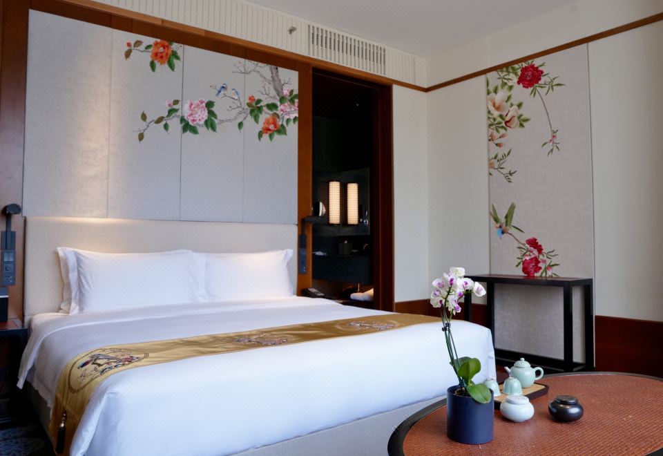 花開富貴主題大床房