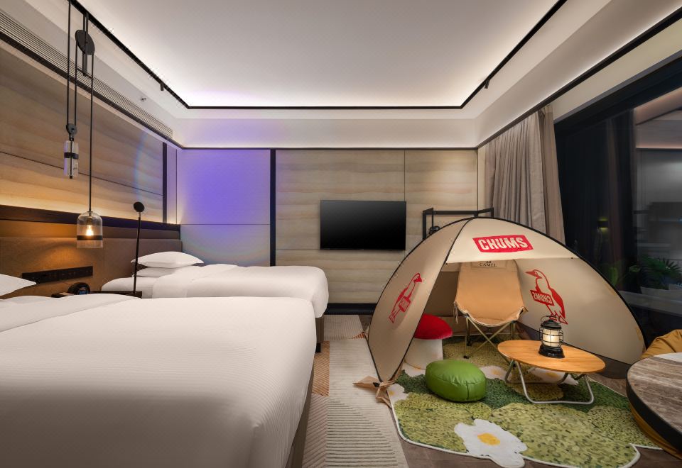 露营主题双床房