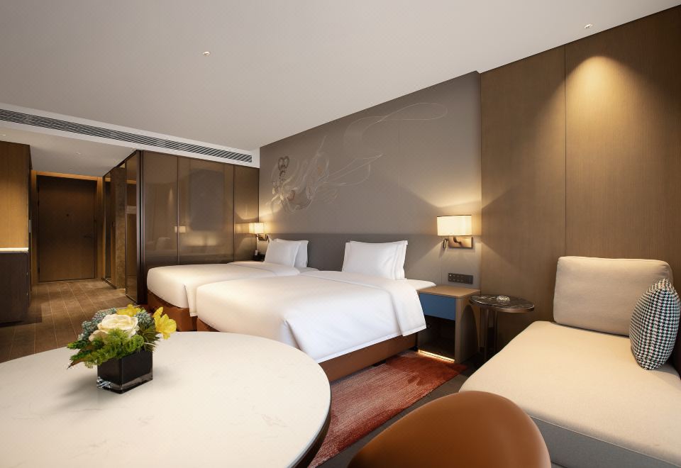 豪华城景双床房