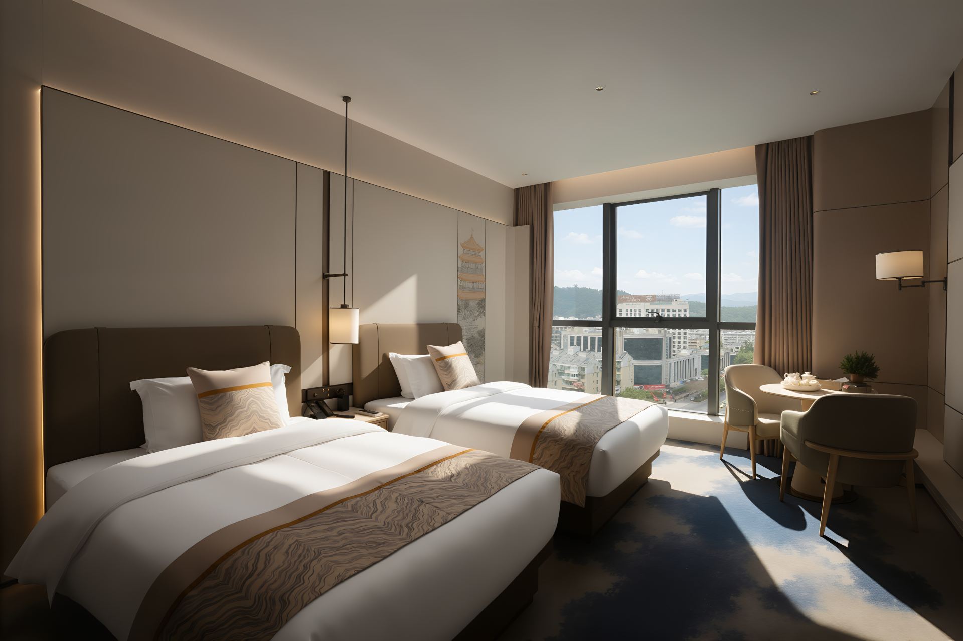 Elegant 2-bed Room