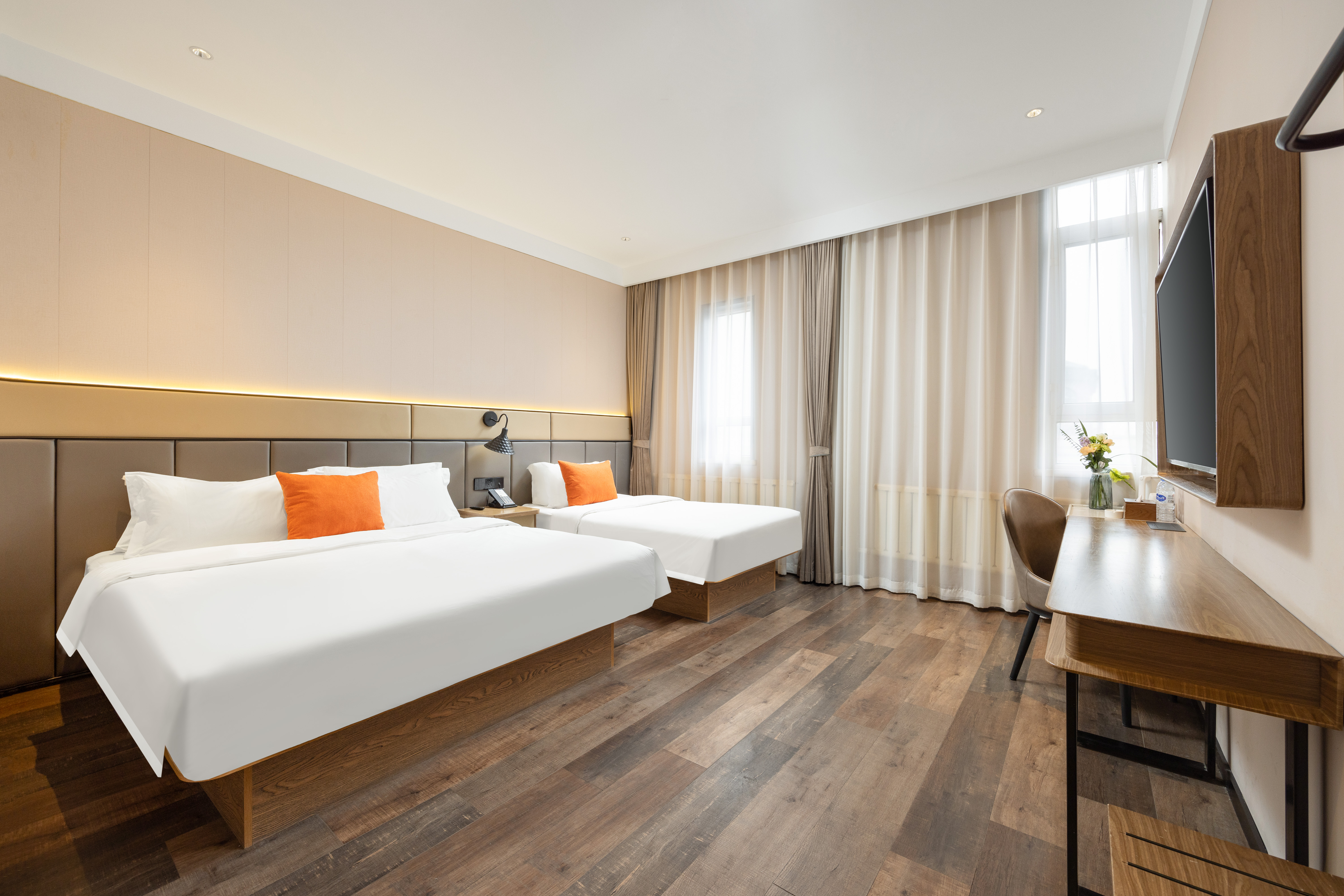 禧欢·乐享亲子家庭房【耐喜床品+小童围栏+智能投屏】