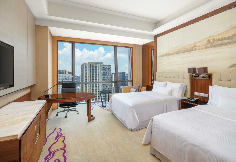 行政豪華雙床房 「無憂棲居，舒享云端酣然好夢 」