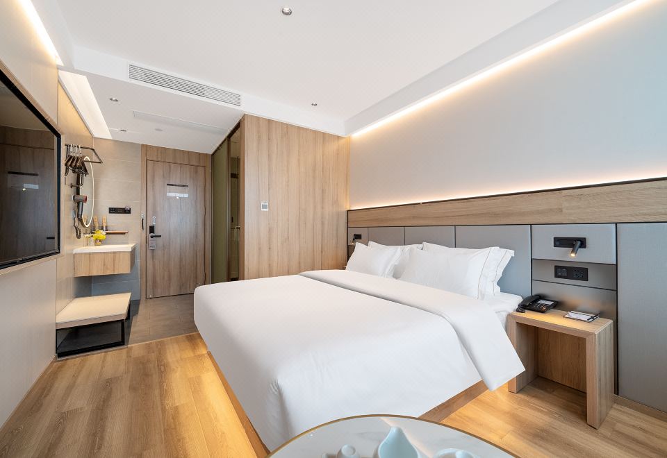 几木大床房（办公优选+明亮通透+手机投屏）