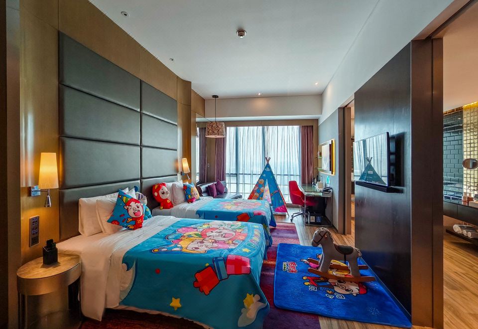 猪猪侠快乐派对亲子主题双床客房