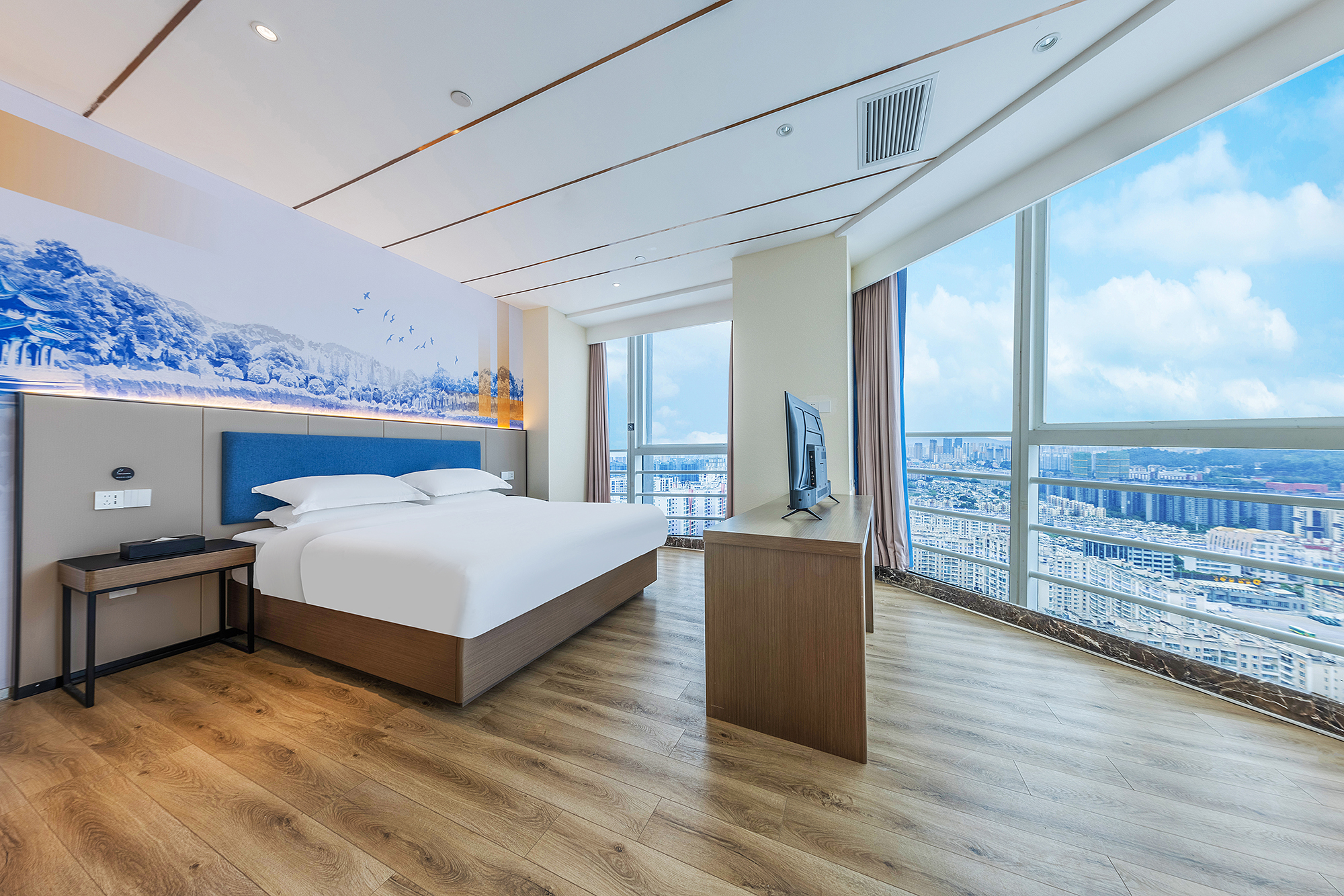 凌云·童趣双卧双衞亲子套房[一级抗菌防蟎亲肤布草]