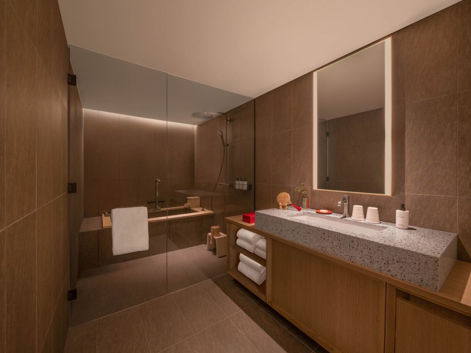 豪华双床房（带温泉浴）