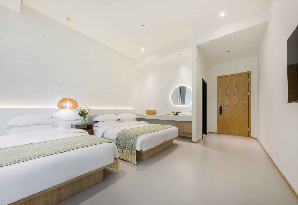 Manxin Zero-Pressure Family Twin Room With Wannan Mountain View, Smart Toilet&Smart Tv
