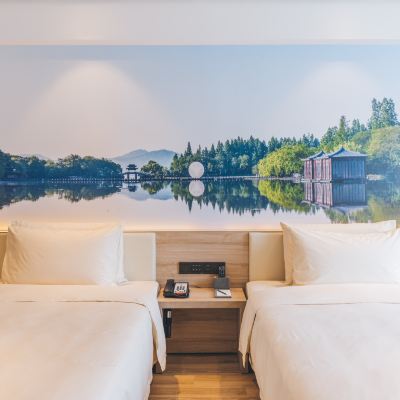 舒適雙床房 杭州西湖文化廣場亞朵飯店優惠