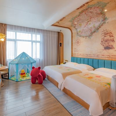 貝親親子家庭房 皇馬假日醉海南大酒店（海口濱海大道秀英店）優惠