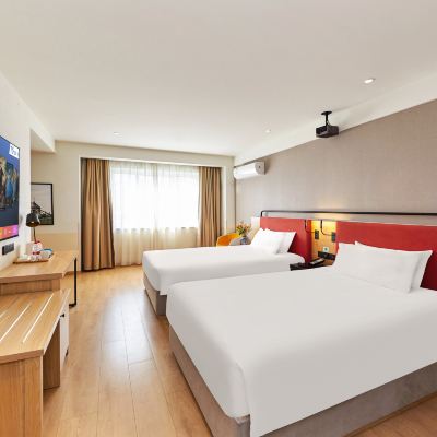 瑞享雙床房~100寸投影~哈曼卡頓音效~全景外窗 康鉑飯店（南京新街口中心店）優惠