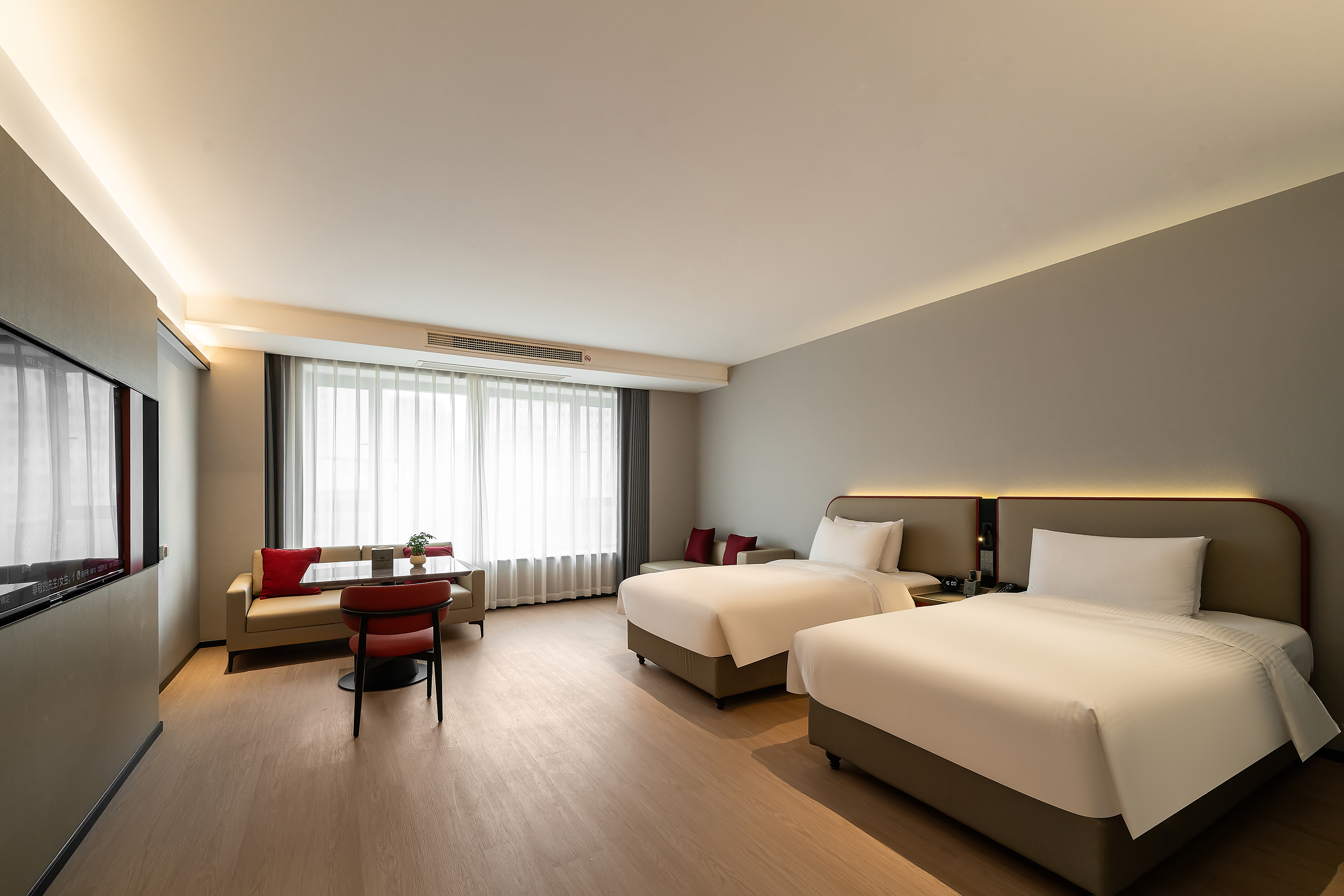 SKJIANSHEHOTELYUNLAN简奢豪华双床房（智能客控+65寸高清电视+超大空间）