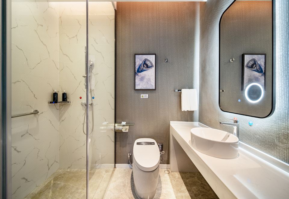 Magnotel Hotel (Jinzhong Lingshi Xinjian Street)Zero Pressure Elegant Twin Room