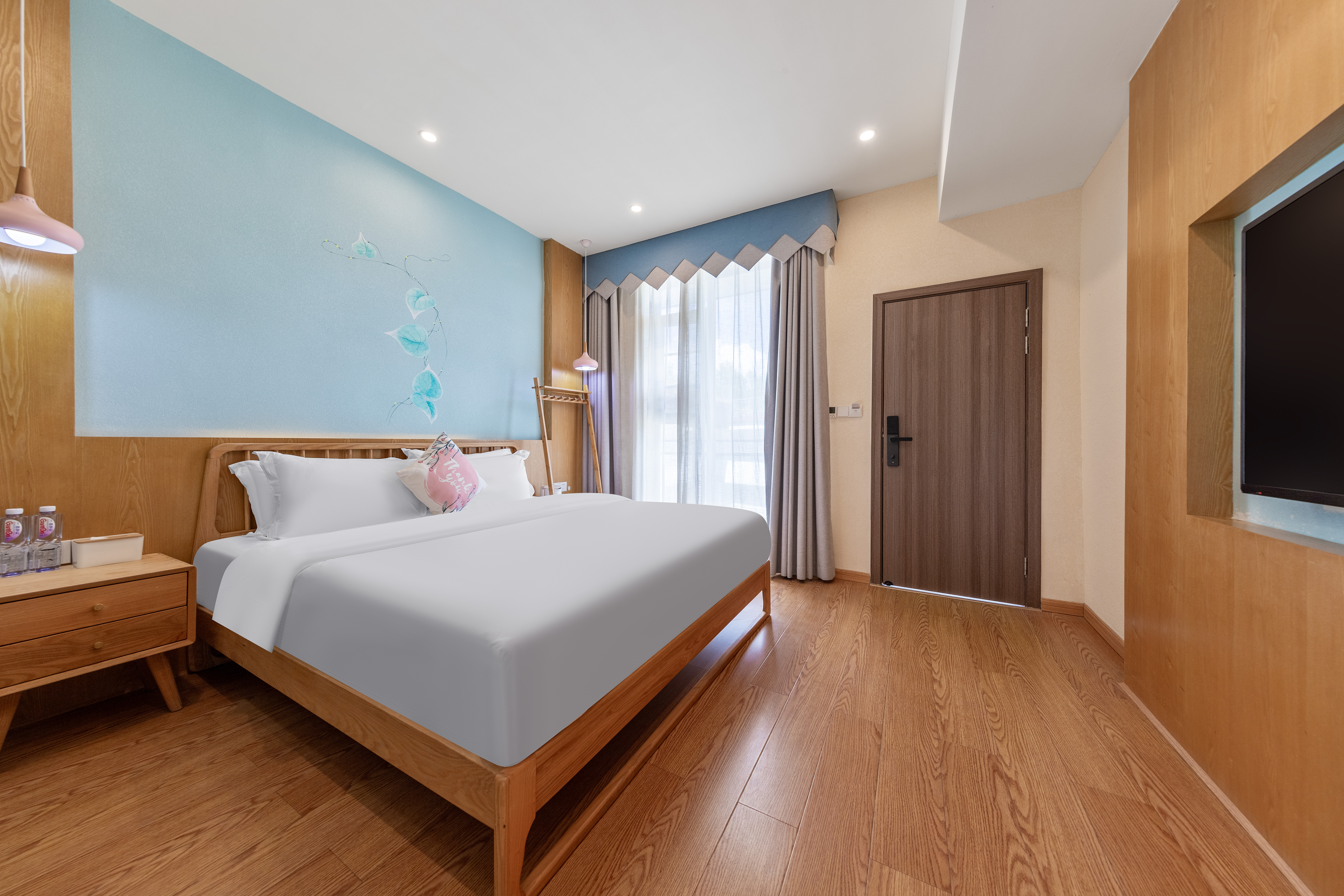 翠岭.冬雪.乡村田园山景童趣亲子榻榻米套房