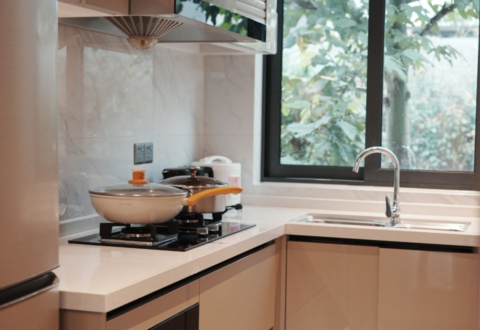 绿谷两房一厅别墅｜独立温泉池｜厨房厨具