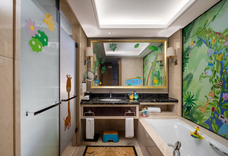 夢游XIAN境主題家庭房（恐龍小床丨玩具桌）