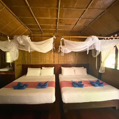 叢林風四人房 桂河叢林竹筏度假村優惠