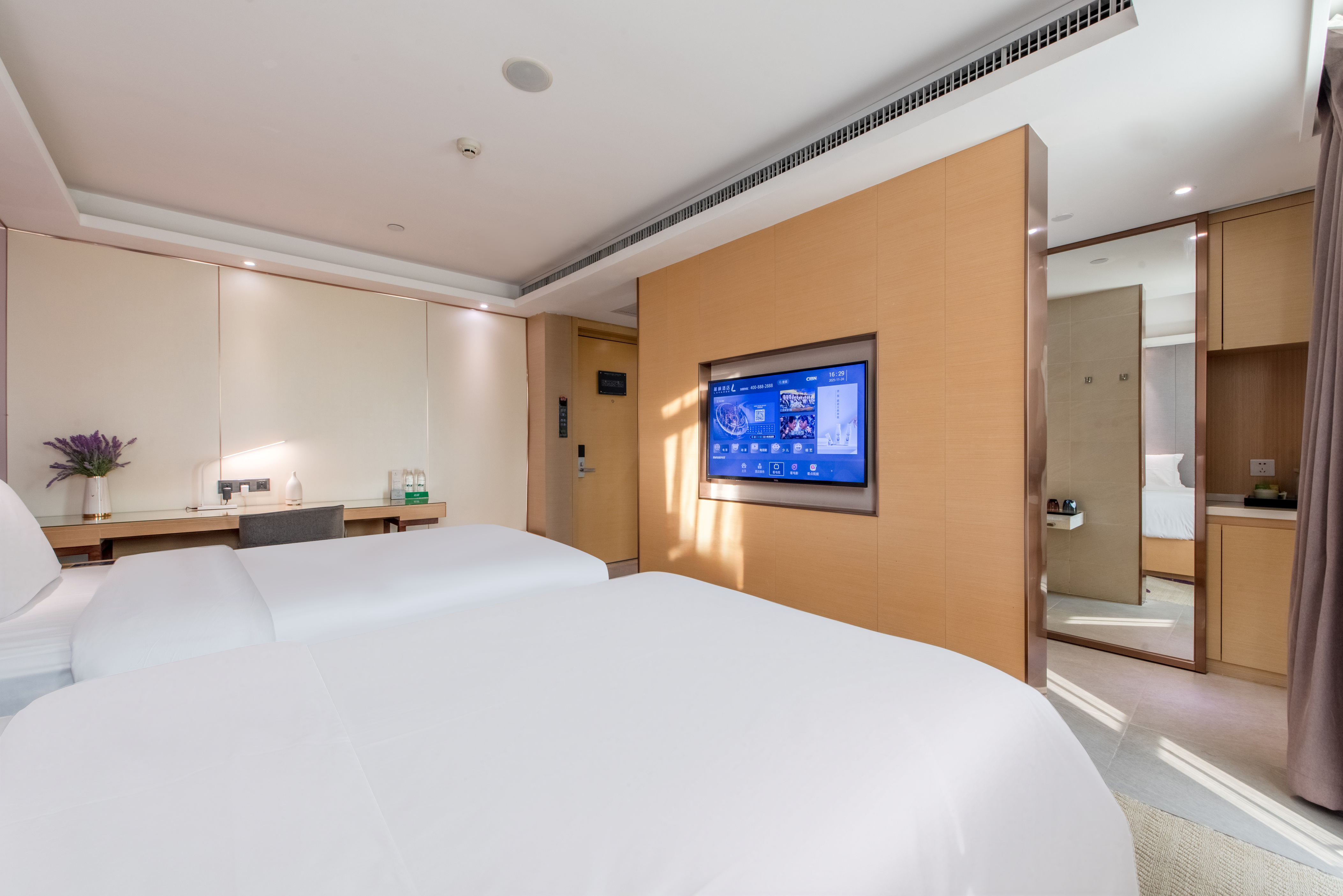 豪华双床房 [深睡眠床垫+独享小冰箱+暖阳朝南]