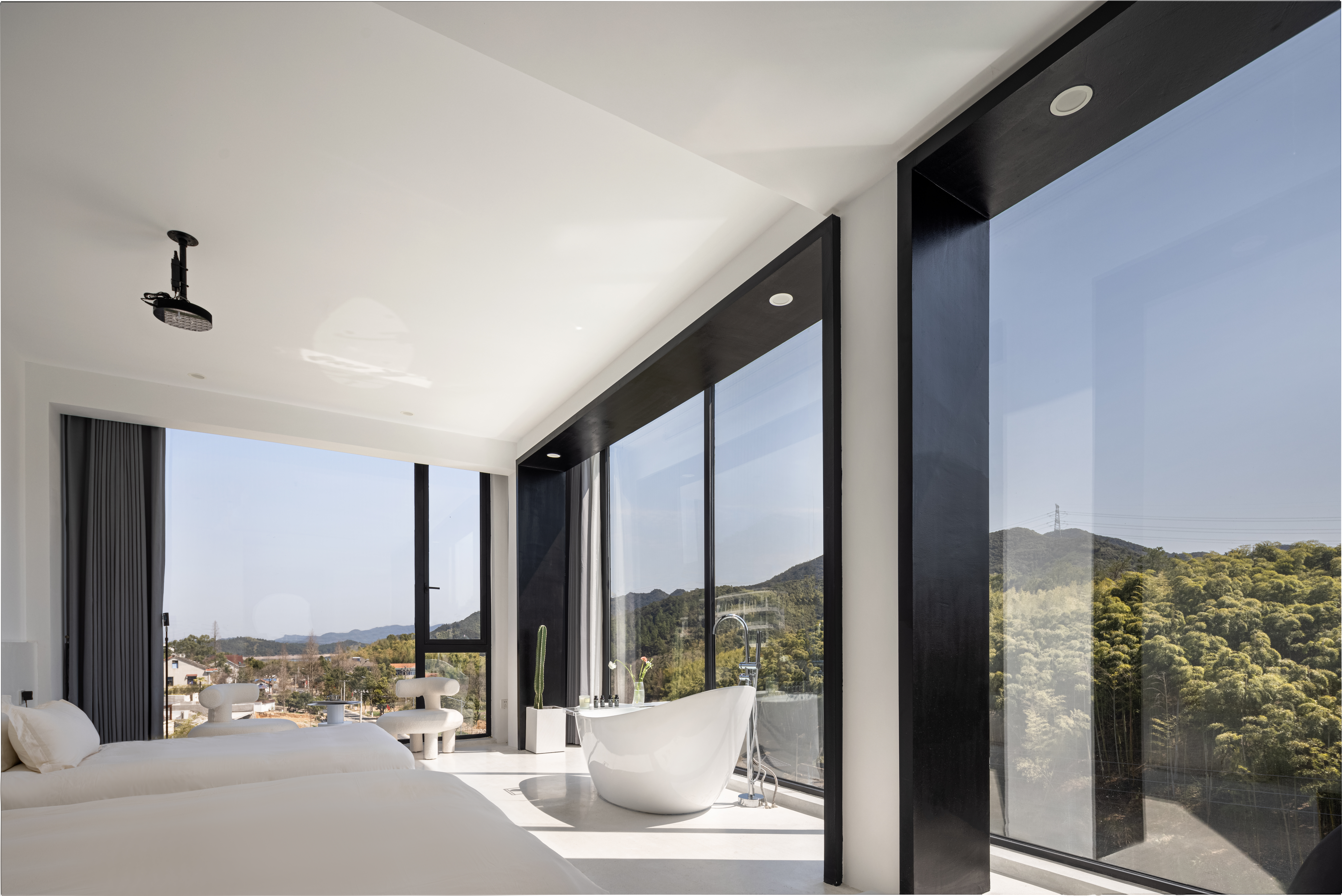 宿·180度全景雙床家庭房（浴缸+超清投影儀+智能馬桶）