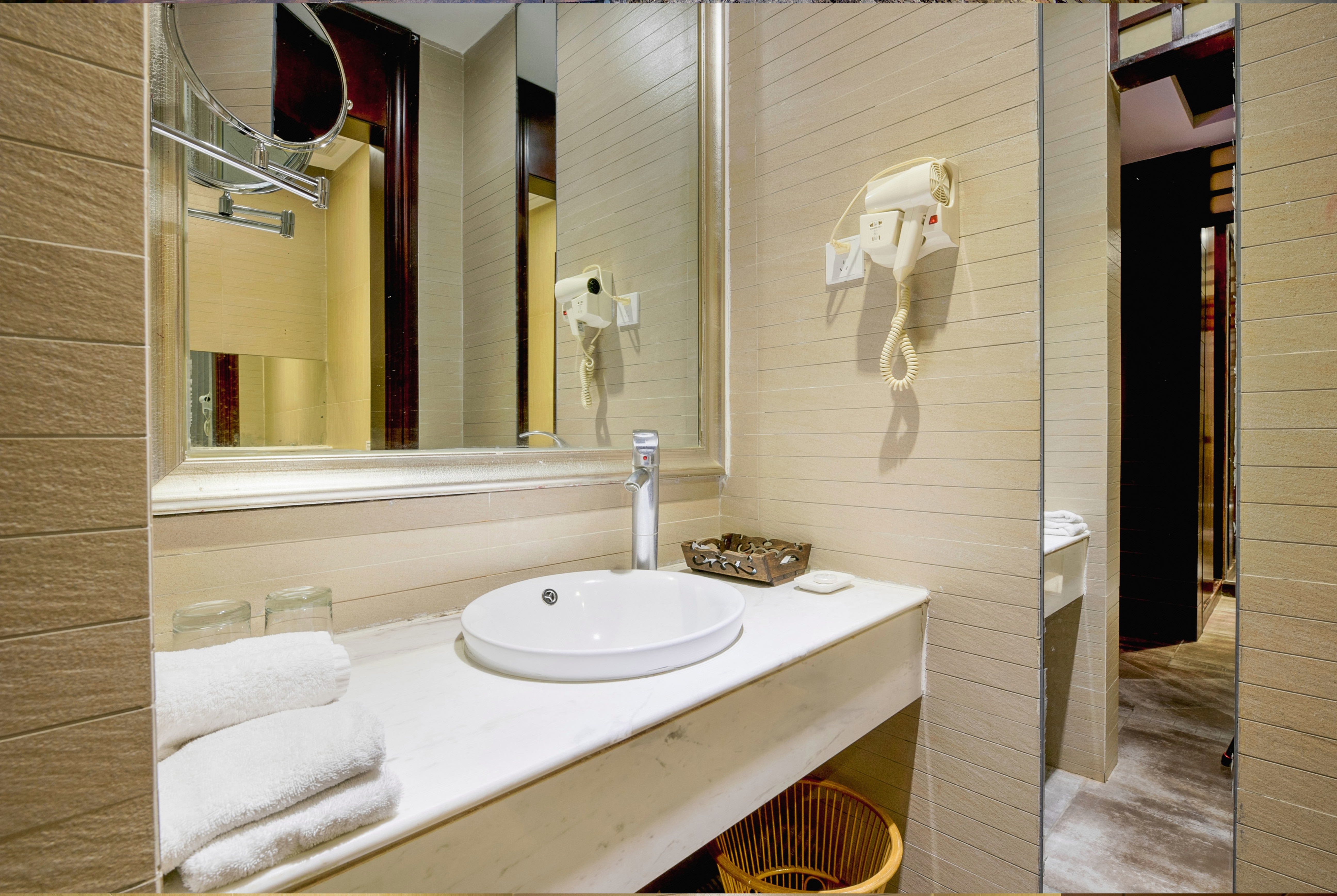 别墅私密双床花园家庭房|独立温泉池