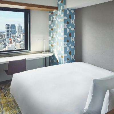 1張特大床 - 標準間 - 享有城市景觀 - 高層 Holiday Inn Express 大阪市中心御堂筋智選假日飯店優惠