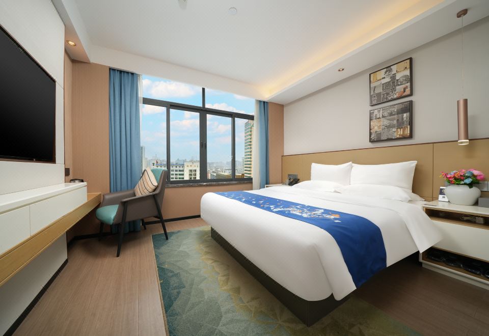 Yeste International Hotel (Nanning Nanhu Park Macun Subway Station) Elegant Smart Room - City-View (Double Bed)