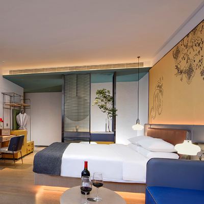 Elegant Big Bed Room 深圳悦海HAPPYOCEAN酒店優惠