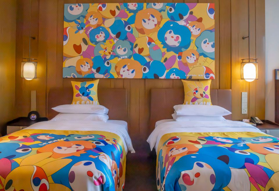 樂雨AI漫游記主題雙床房