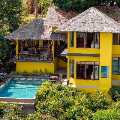 Two Bedroom Oceanview Hillside Pool Villa