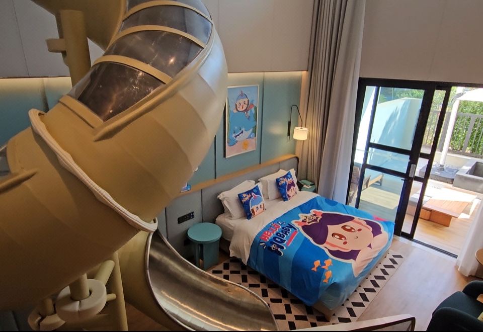 海泉寶貝主題温泉親子複式房（MINI吧+乳膠枕+私湯）