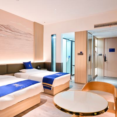 速8智能丨雅緻雙床房{全屋智能+寫字桌} 速8精選飯店（上饒高鐵站店）優惠