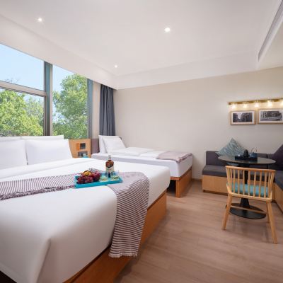 希諾家庭房（智能客控+零壓床墊+冰箱） CityNote希諾酒店（廣州北京路省人民醫院店）優惠