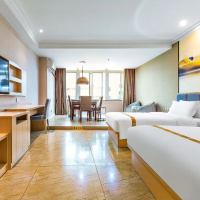 棋牌雙床房 壹號優客酒店（東莞火車站店）優惠