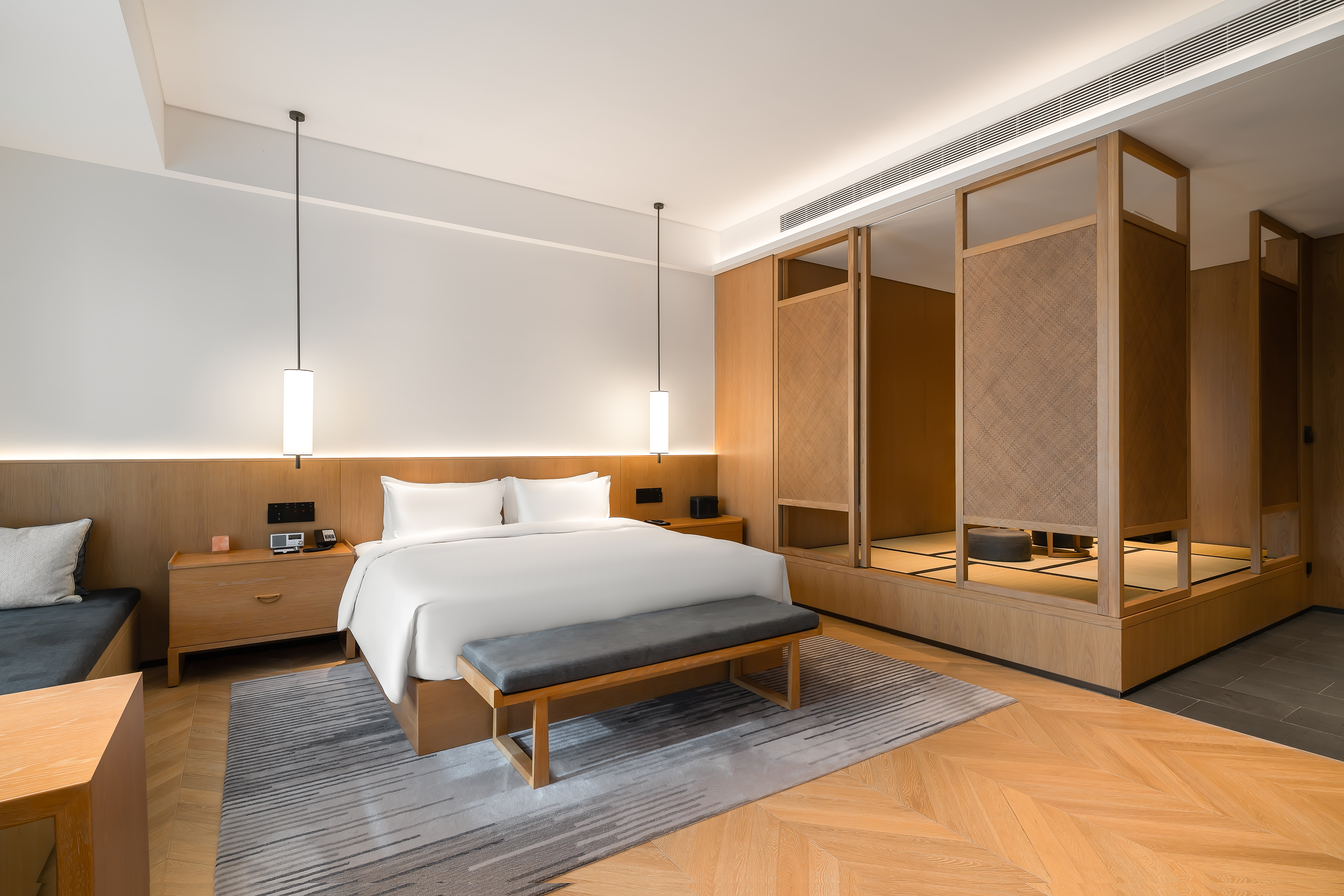 Pokkei Shaoxing Hotel璞隐·园景大床房（享超大榻榻米）