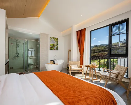 Kunming Tianma Mountain Resort mid-mountain private Tang hot spring Homestay Hotels in Fumin