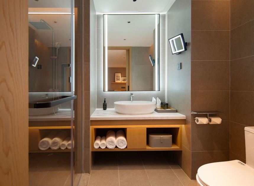 輕奢靜謐雙床房（輕柔燈光+迷你冰箱+裸眠床品）